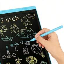 2-Inch Large Screen Electronic Writing Board For Kids, Magic Board, Whiteboard, One-Key Erase Reusable Drawing Tablet With Stylus, Office Planning Board, Durable PVC Design, Creative Learning Tool, Smooth Surface, A Great Gift