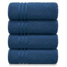 4XXL Super Jumbo Bath Sheet Set Of 4 – Extra Large 190cm X 90cm Big Towels, Ultra Soft Luxury Cotton, Highly Absorbent Quick Dry Bath Sheets For Home, Hotel, Spa, Gym – Oversized Large Bathroom Sheets In 12 Colours