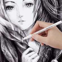 1pc/3pcs/6pcs White Highlighter Pens, Suitable For Meetings, Parties, Signatures, Notes, DIY Painting Back To School - White - View 3