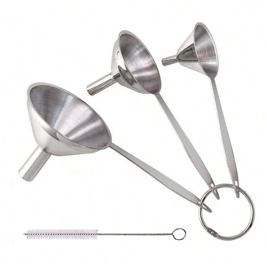 TendenciaMini Embudos De Cocina Para Llenar Botellas, Acero InoxidablCalidad premium - 1 - Ver 1