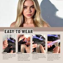 20Pcs #60 Blond Tape In Human Hair Straight Extensions For Women Remy Human Hair Tape In Hair Extensions 50g