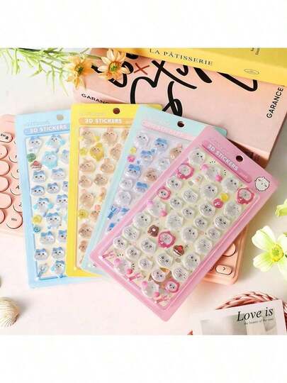1张可爱3D卡通贴纸，儿童创意贴纸，酷洛米防水贴纸，派对及手机装饰贴纸，送给女孩的礼物