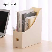 Desktop File Organizer, Photo Frame Storage Box, Bookshelf, File Rack, Stationery Rack, Simple Foldable Office Bookshelf, Essential For Back To School Season - Multicolor - View 11