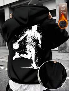 Moletom preto masculino estilo streetwear millennial, novidade de 2026, moletom masculino para o início da primavera, estilo punk escuro, gótico, estampa urbana, modelagem solta, tecido de algodão confortável, perfeito para presentear ou para uso pessoal, bolsos portáteis e detalhes canelados delicados, ideal para uso casual diário e encontros com amigos. - Preto - Ver 1