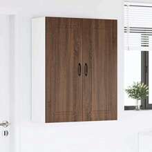 vidaXL Armadio da cucina Kalmar Chêne brun 80 x 31 x 100 cm - Castano - Visualizzare 4