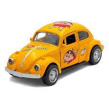 TendenciaAuto Escala 1:32 Vocho Clasico Personajes Metal Luz Sonido AmarilloCalidad premium - Amarillo - Ver 2