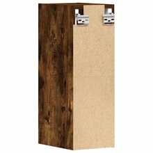 vidaXL Armoire suspendue "Riga" Chêne fumé 20 x 29,5 x 60 cm Bois d'ingénierie - Tabac - Voir 6
