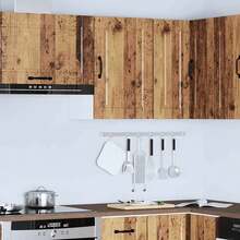 vidaXL Armadio murale da cucina Porto vieux bois bois d'ingénierie - Castano - Visualizzare 4