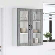 vidaXL Armadio da cucina Kalmar Gris Sonoma 80 x 31 x 100 cm - Grigio - Visualizzare 4