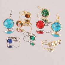 10pcs Stainless Steel Ear Hook Findings Earrings Clasps French Hook Welded Round Basin Earring For DIY Jewelry Making Supplies - 10 #Ear Hooks - View 5