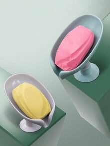 1/2/3 Pcs Duck Shaped Soap Dish With Draining Function, Cartoon Soap Tray, Bathroom Soap Holder, Minimalist Style, Essential For Home & Bathroom. Home & Bathroom Decor, Autumn Decor, Back To School Decor, Gift, Valentine's Day, Mother's Day - Multicolor - View 8