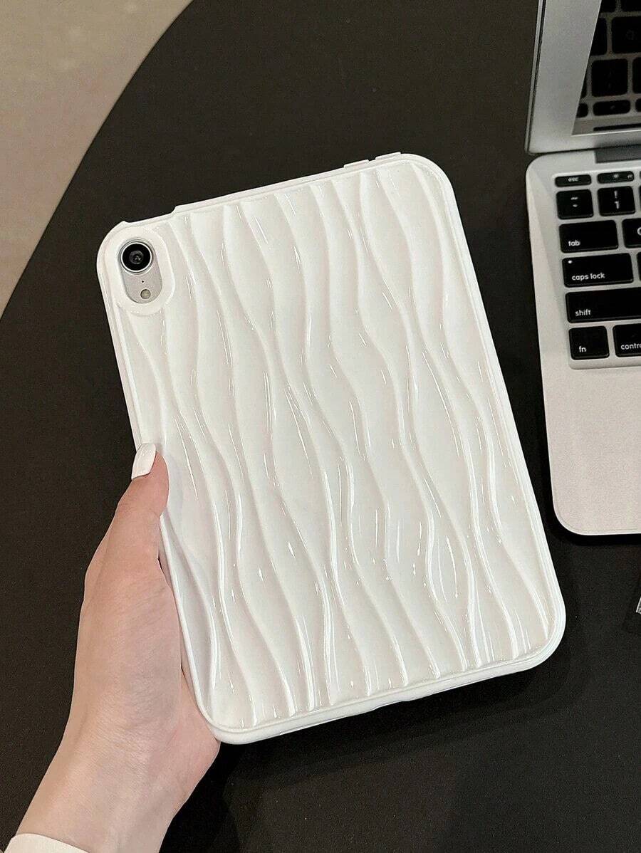 1PC Ripple White Tablet Compatible With - White - View 1