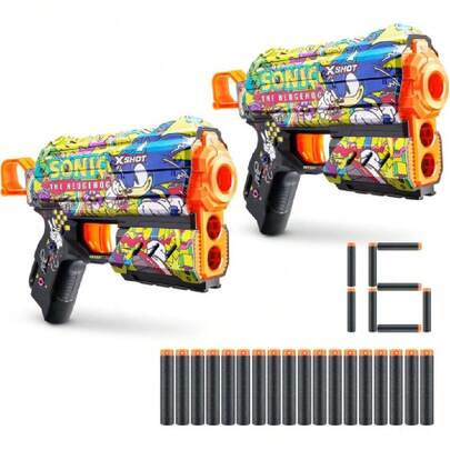 X-Shot-Skins-Series 1-2PK Flux (16 Dardos)  Hyper Spike,37643487