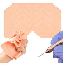 Tendencia10pzs Piel Sintética 3d Practica Tatuaje Microblading CejasCalidad premium - Desnudo - Ver 3