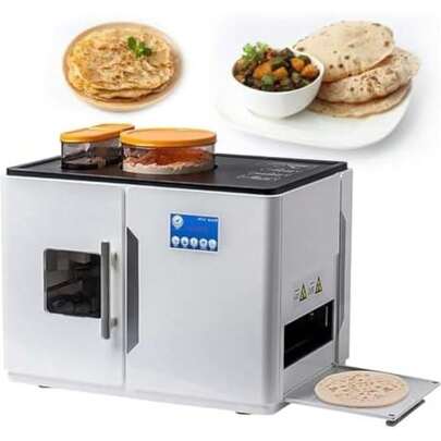 mhjRoti Maker eléctrico Cafetera totalmente automática de chapati omelette panqueques y pan plano con visualización táctil se prepara en 2 minutos por pieza ideal para envolver trigosleeping Bags
