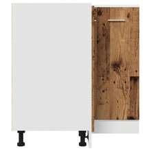 vidaXL Meuble de cuisine "Lyon" Bois ancien 75,5 x 75,5 x 81,5 cm Bois d'ingénierie - Tabac - Voir 5