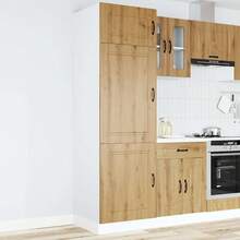 vidaXL Armario de cocina Kalmar chêne madera de ingeniería artesanal - Marrón - Ver 2