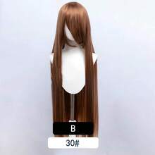 Synthetic Wig Long Straight Hair Cosplay Wig Anime Wig Party Wig Music Festival Halloween Wig Christmas - Multicolor - View 25