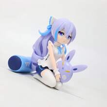 1个Q版动漫少女手办模型，略有瑕疵，适合摆放在书架、电脑机箱、汽车内饰、作为玩偶收藏品，也是动漫迷的礼物——日本动漫爱好者的完美之选——可搭配动漫摄影背景——姿势可爱，服装精致，表情生动——手工制作的动漫风格手办 - 彩色 - 查看 7