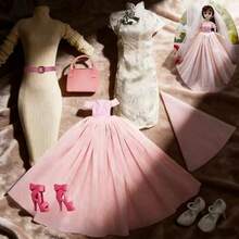 Luxus Puppen Outfit Set, entworfen für Modebegeisterte, beinhaltet exquisites Zubehör, geeignet für verschiedene Anlässe. Passend für 11,5-12 Zoll Puppen, 1/6 BJD Puppenkleidung, kann als Urlaubsgeschenk verwendet werden. - Verschiedenfarbig - Übersicht 1