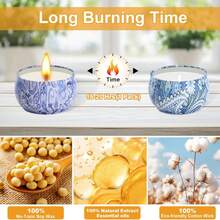 Scented Candles Gift Set 12 Pack Natural Soy Wax Aromatherapy Candles Assorted Fragrances For Home Decor Relaxation Birthday Christmas Present 2.5 Ounce - nhiều mùi hương - Xem 8