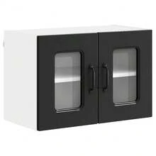 vidaXL Armoire de cuisine avec rangement Kalmar Noir 60 x 31 x 40 cm - Noir - Voir 1