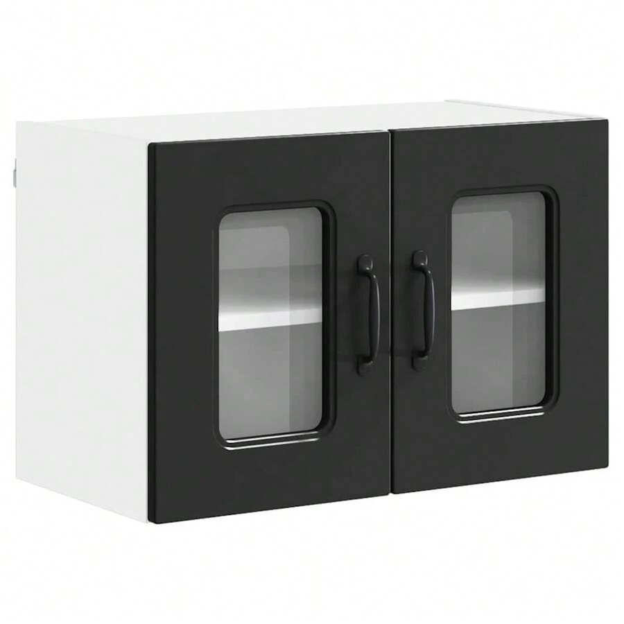 vidaXL Armoire de cuisine avec rangement Kalmar Noir 60 x 31 x 40 cm - Noir - Voir 1