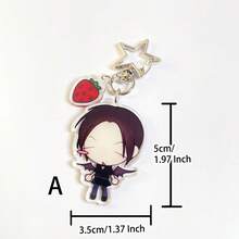 1pc Original Acrylic Charm, Cute Cartoon Watermelon Pendant Decoration, Suitable For Backpack, Swimsuit, JK Style, Y2K Retro, Casual, Party, Phone, School, Gift For Girlfriend Gifts For Mother, Father, Graduation, And Teacher - Multicolor - View 5