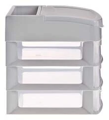 TendenciaMini Cajonera Italhome Organizador De Escritorio Maquillaje Sesia 3 GrisCalidad premium - Salmón Sesia 3 - Ver 8