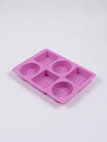 6-Cavity Oval Leaf & Turtle Bamboo Silicone Soap Mold, Nordic Style Silicone Mold For Handmade Crafts And Home Decor