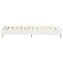 vidaXL Quadro de luz sem matelas branco 100x200 cm bois d'ingénierie - Branco - View 6