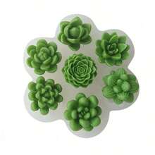 1pc Handmade Succulent Cactus Plant Silicone Mold Craft