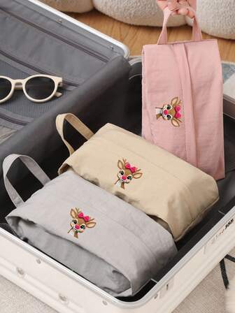 1pc 2026 New Travel Underwear Storage Portable Handbag Panties Socks Organizer Bag, Waterproof Clothes Packing Cubes, Gift For Holiday, Back To School, Mother's Day, Family