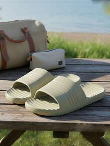 Foldable Travel Slippers, Indoor Home Bathroom Massage Slides, Unisex Travel Lightweight Quick-Dry Bathroom Slippers, Non-Slip Flat Sandals