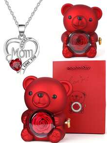 令人印象深刻的礼物，心形“妈妈”优雅玫瑰花吊坠项链，是母亲节、感恩节、圣诞节、周年纪念日等场合的完美礼物，适合送给母亲、家人、朋友或自己。附赠高级玫瑰花礼盒，更添优雅气质，令这份礼物惊艳夺目，令人难忘。一份贴心的纪念品，珍藏美好回忆的完美之选。 - 愛心mom項鍊 - 查看 17