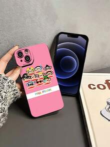 La funda para teléfono con espejo con patrón de caras de travesuras de mono también se puede usar como espejo y es compatible con  17,  16 Pro Max,  15 Pro Max,  13 y  12, está hecha de TPU que brinda protección contra golpes y caídas. Es un regalo divertido para familiares, amigos, alegría navideña, novio, novia o cualquier ocasión especial. - Negro - Ver 4