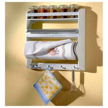 TendenciaEspeciero Portarollos Organizador Cocina Plastico 4 NivelesCalidad premium - Blanco - Ver 6