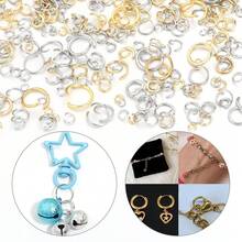 200pcs Stainless Steel Open Jump Rings, Necklace & Bracelet Connector Rings, Handmade Craft Rings, Beaded Bracelet Linking Rings, DIY Jewelry Making Findings - Single-loop Opening - View 4