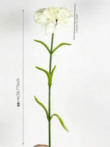 1支DIY仿真康乃馨——轻巧可定制装饰，情人节、母亲节礼品套装、斋月餐桌摆饰、家居办公用品的理想之选 - 彩色 - 查看 8