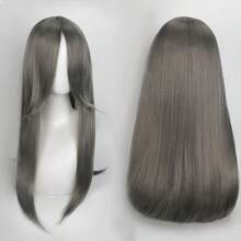 Karida 60cm/24inch Extra Long Straight Synthetic Hair Wig With Bangs, Colorful, Suitable For Daily Use, Cosplay, Halloween, Christmas, St. Patrick's Day And Other Costume Parties - Multicolor - View 15