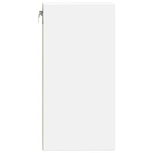 vidaXL Armoire suspendue "Riga" Blanc 20 x 29,5 x 60 cm Bois d'ingénierie - Blanc - Voir 4