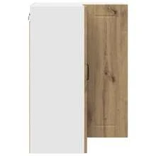 vidaXL Armoire de cuisine Chêne artisanal 57 x 57 x 80 cm - Tabac - Voir 7