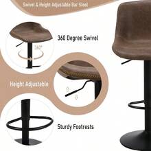 Barstools - brun foncé - Voir 5