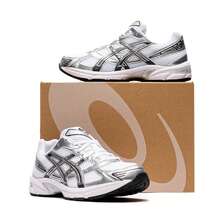 ASICS Gel-1130 White Pure Silver 1201B020-100 Men's Fashion Sneaker New - 白色和銀色 - 查看 5