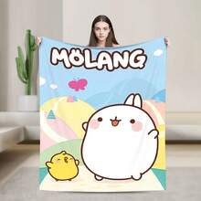 Cute Anime M-Molangs Blankets Velvet Spring/Autumn  Multi-Function Lightweight Thin Throw Blankets For Bedding Couch Bedspreads - 6 - Xem 13