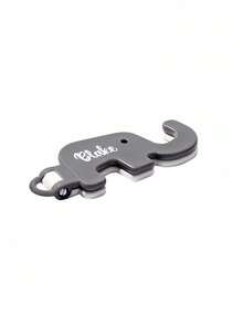 1pc Cute Elephant Phone Holder, Portable Bedside Stand With Keychain, Foldable Design, Unisex Slouchy Bracket - Multicolor - View 7