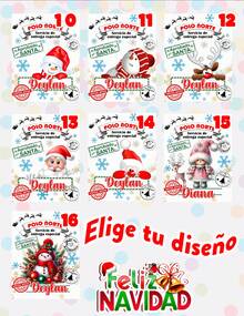 TendenciaMorralitos Navideños Personalizados Dulceros Recuerdos 10 PzCalidad premium - Modelo 1 - Ver 5