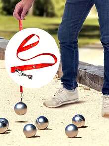 1pc ITECHJOY Magnetic Ball Retriever With Strong Magnet - Quick Pick Up Base Suitable For Bowling, Bocce, Golf Balls - Anti-Lost Lanyard, Ideal For Bowling Alleys, Sports Fields, Practice Sessions - Compatible With Standard Bowling And Bocce Balls, Outdoor Game Accessory, Minimalist Lanyard Design, Durable Keychain Attachment, Quick Retrieval Tool, Essential For Bowling Enthusiasts - Multicolor - View 3