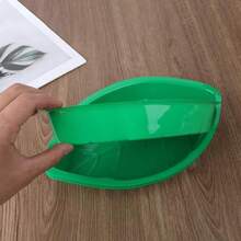 6/12 Stücke tropische Palmenblatt Design wiederverwendbare PP Material Serviertabletts, hawaiianische Snackteller, BBQ Party Server, Sommer Strand Insel Thema Event, Süßigkeiten und Snack Server, Dschungel Party Dekoration, hawaiianischer Stil Sommer Party Dekorationen - Grün - Übersicht 7