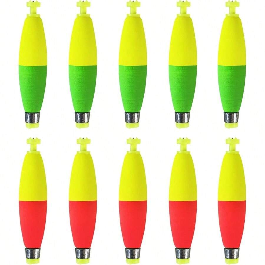 Weighted Bobbers For Fishing Floats Cigar Shape EVA Foam  Fishing Bobbers For Crappie Bluegill Panfish Trout Catfish Bass 10 Packs - 2英吋 - 查看 1